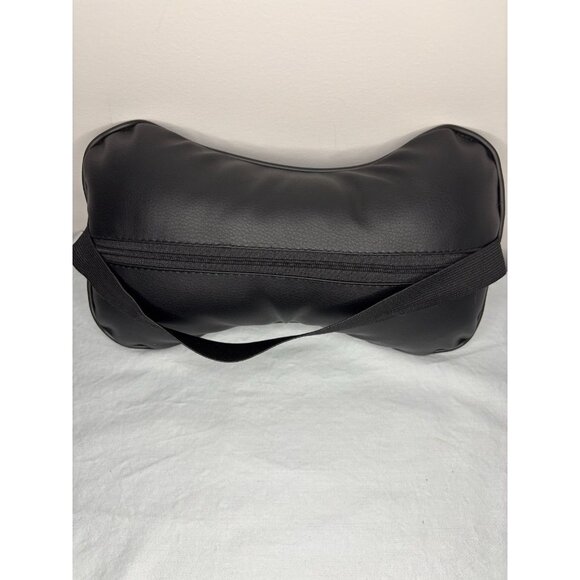 BMW Headrest Pillow Black Embroidered Zipper Elastic - Picture 2 of 3